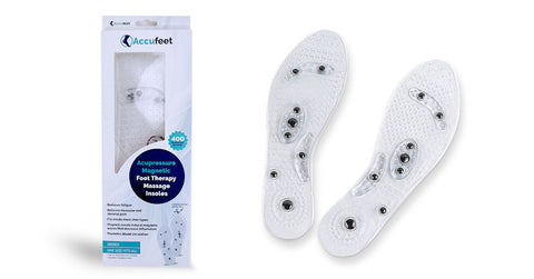Accufeet Acupressure Magnetic Foot Therapy Massage insoles